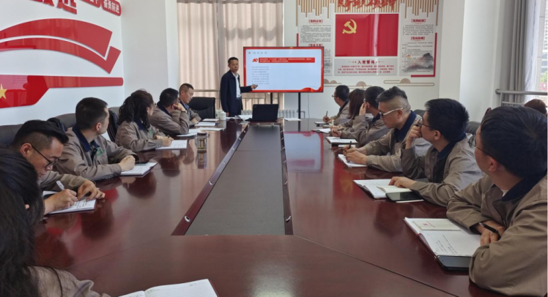 恪守&ldquo;六大紀(jì)律&rdquo; 筑牢思想根基&mdash;&mdash;集團(tuán)黨委委員、紀(jì)委書(shū)記赴朝物開(kāi)投公司黨支部講授專(zhuān)題黨課