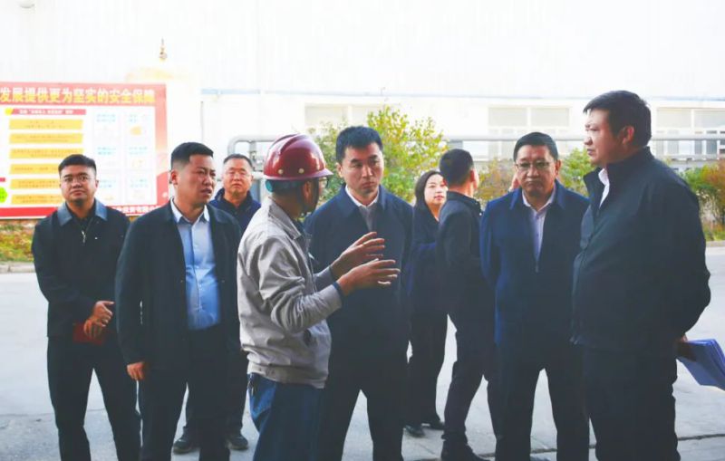 大通縣委副書記、縣長馬明旭一行蒞臨工投公司調(diào)研指導(dǎo)