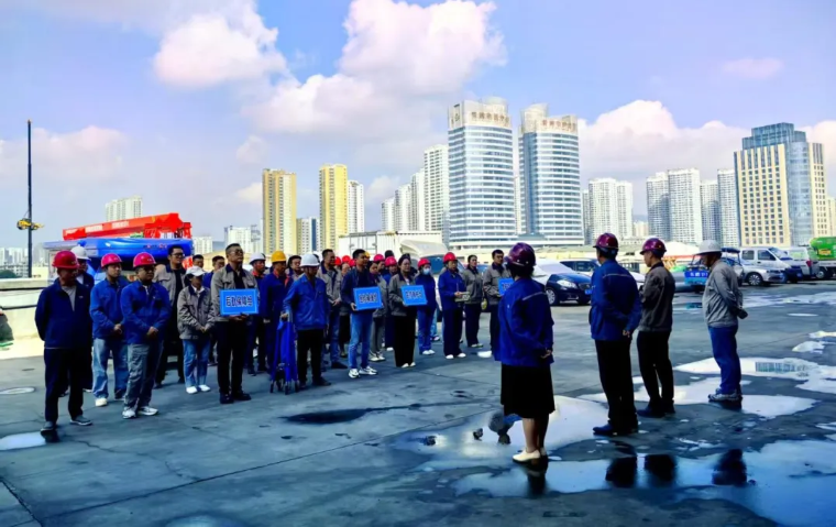 朝開公司與配送公司聯(lián)合開展專項滅火應急演練